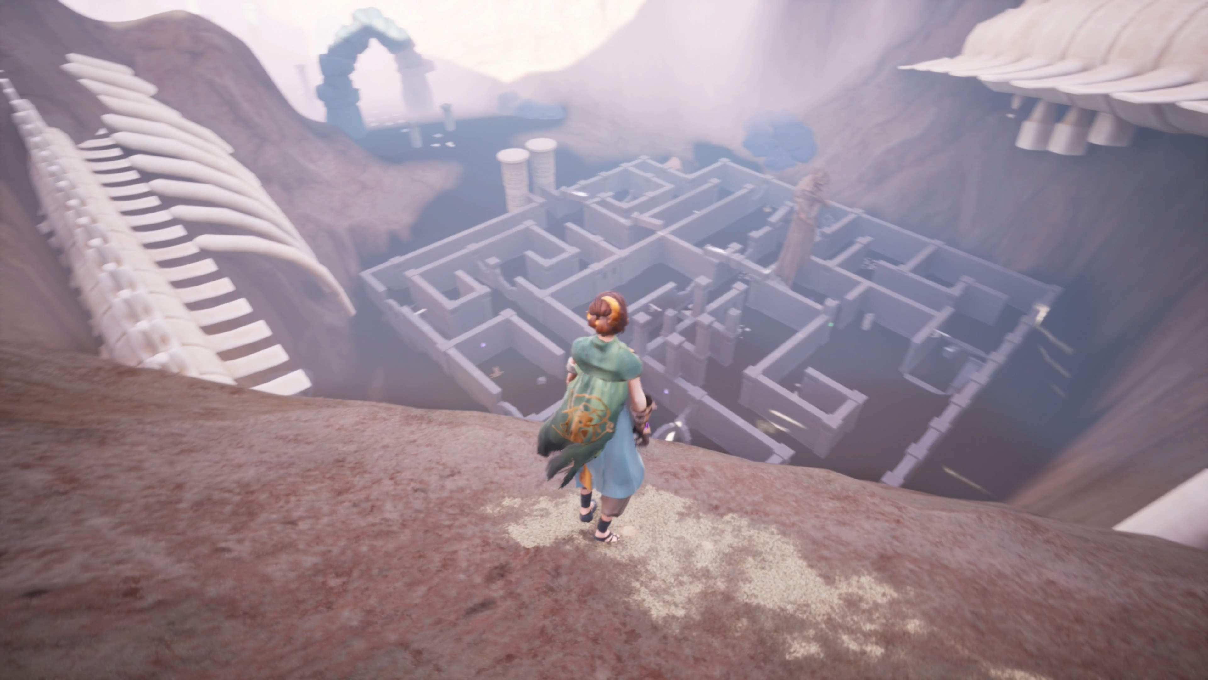 Light of Alariya Screenshot: Main Character at Maze